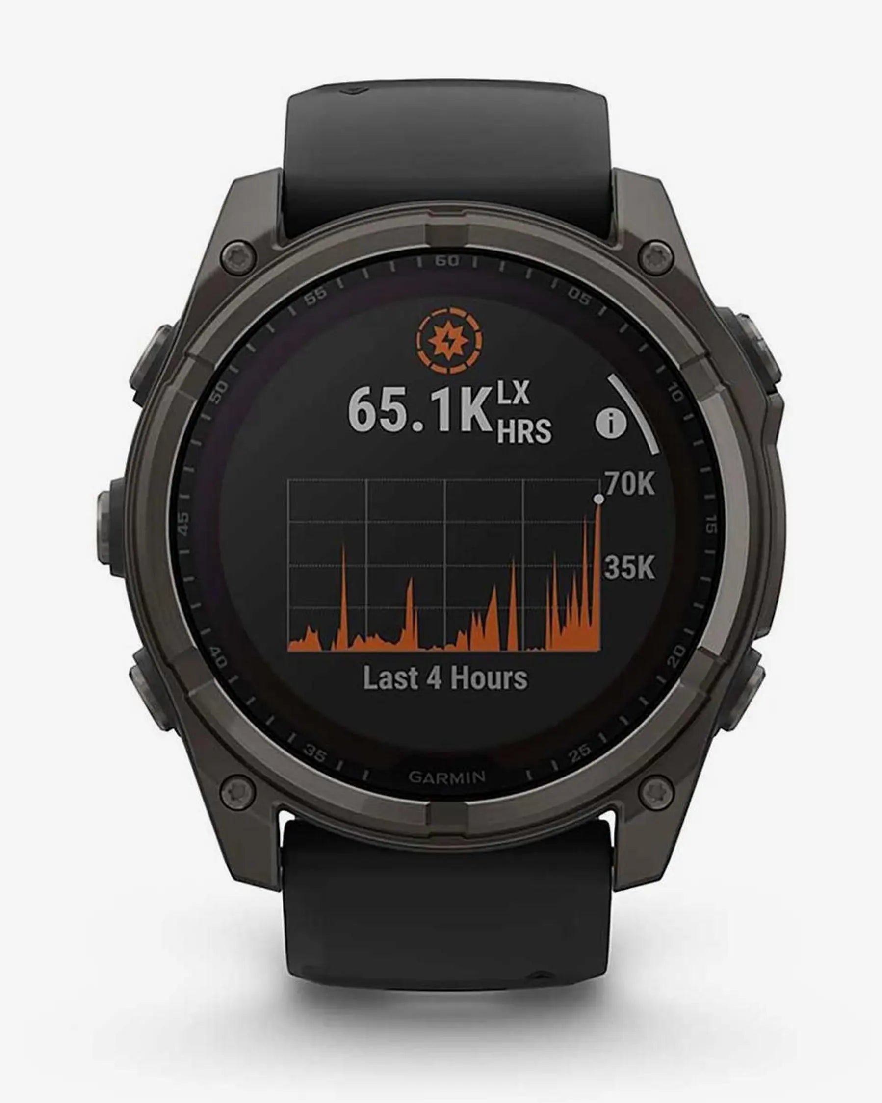 Reloj Garmin Fenix 8 Zafiro Solar 51mm GPS Titanio