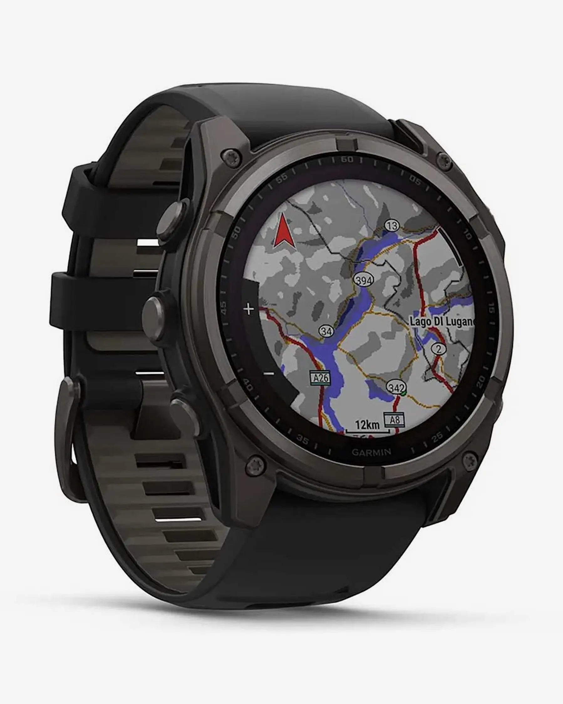 Reloj Garmin Fenix 8 Zafiro Solar 51mm GPS Titanio