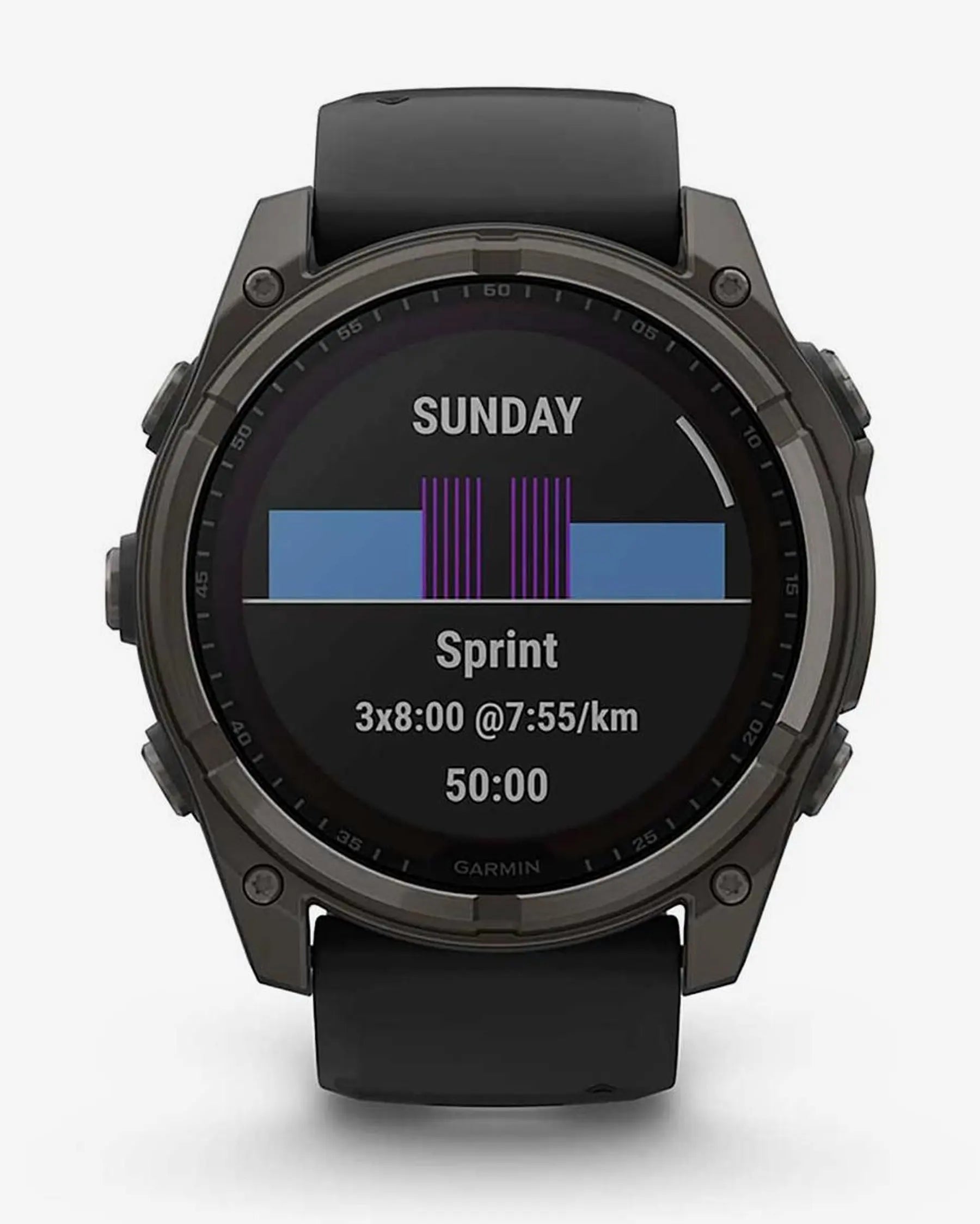 Reloj Garmin Fenix 8 Zafiro Solar 51mm GPS Titanio
