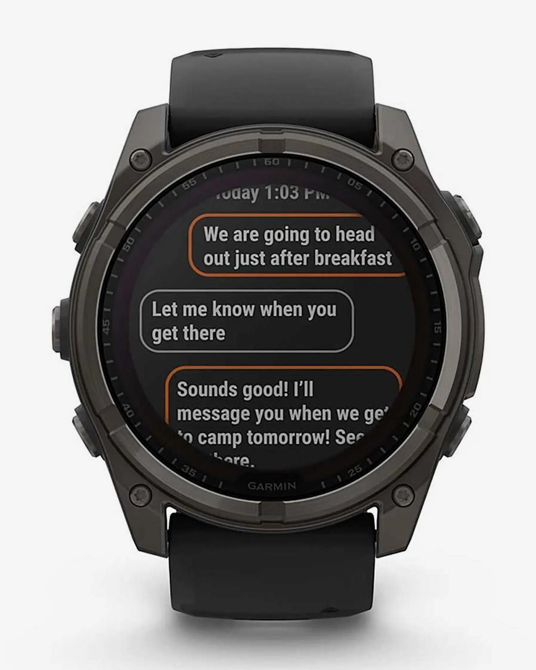 Reloj Garmin Fenix 8 Zafiro Solar 51mm GPS Titanio