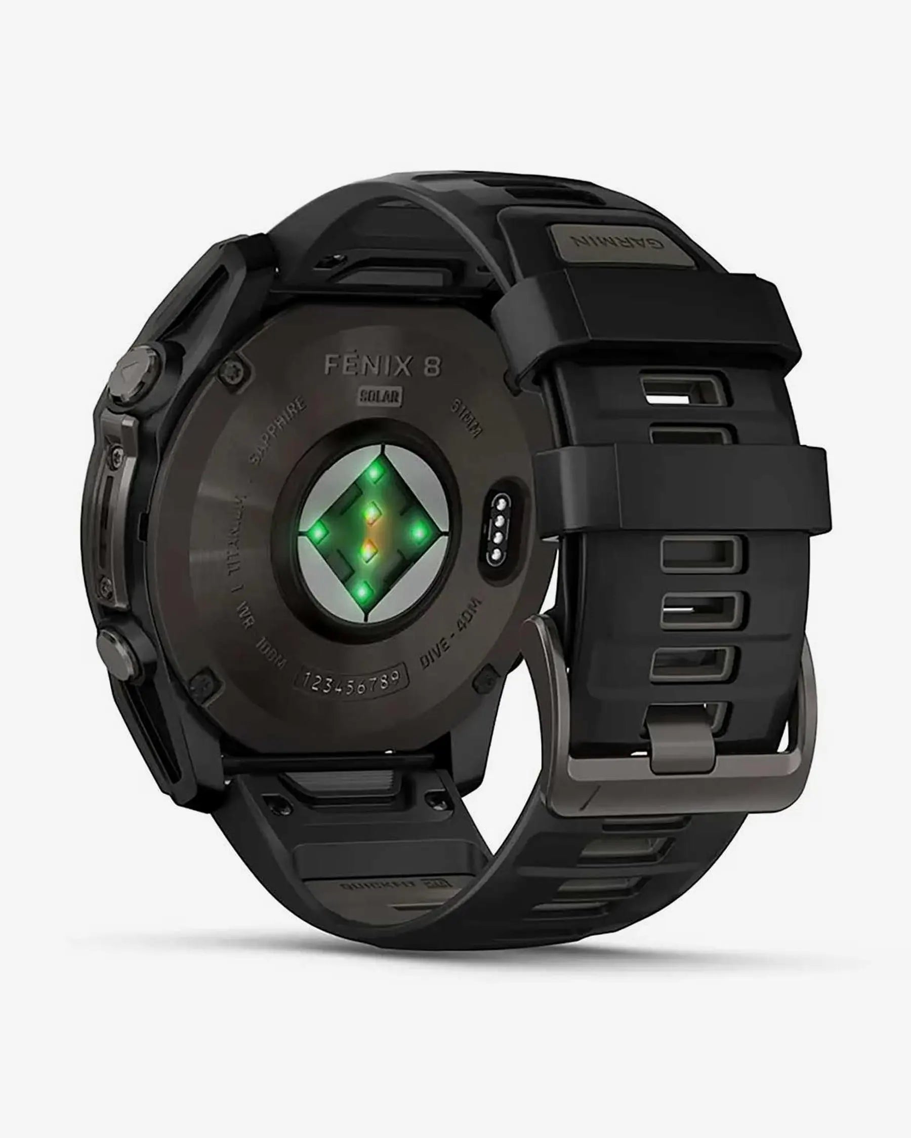 Reloj Garmin Fenix 8 Zafiro Solar 51mm GPS Titanio